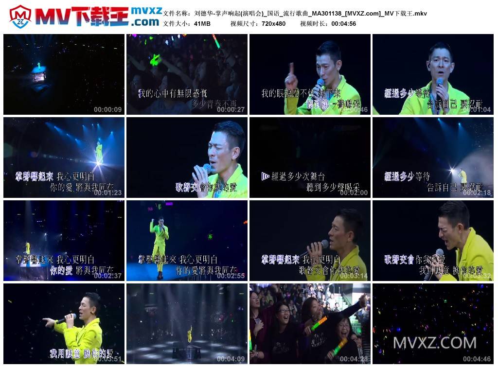 刘德华-掌声响起(演唱会)_国语_流行歌曲_MA301138